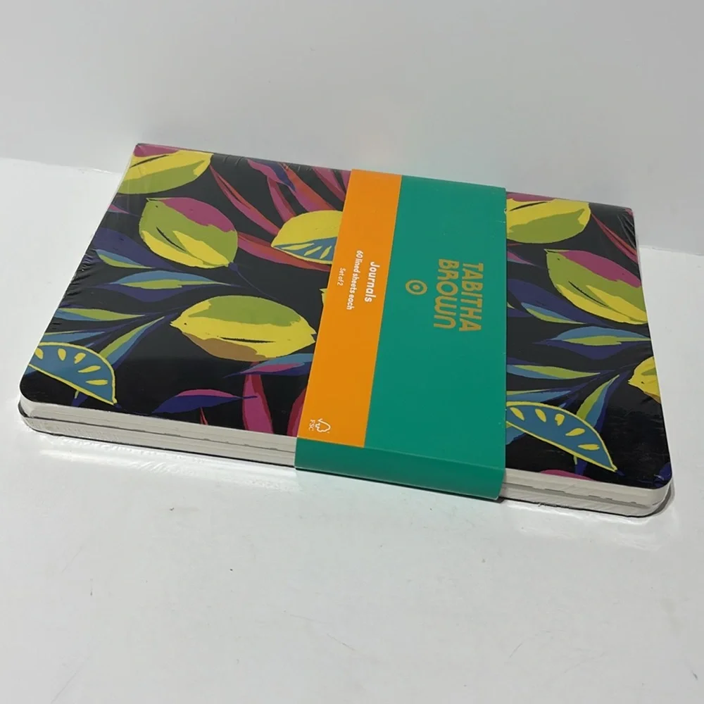 Tabitha Brown LIMITED EDITION Lemon Print Soft Cover Journal Set